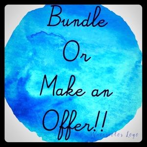 Bundle or Offers are Super Appreciated!!😊